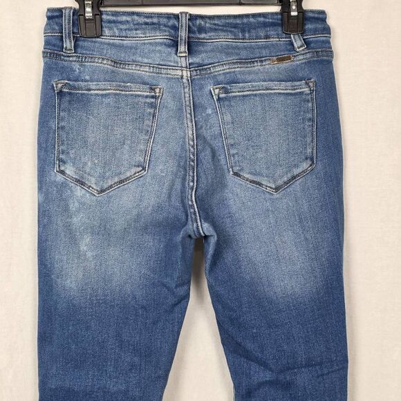 KanCan High Rise Distressed Button Fly Jeans 11/29 - Picture 5 of 10
